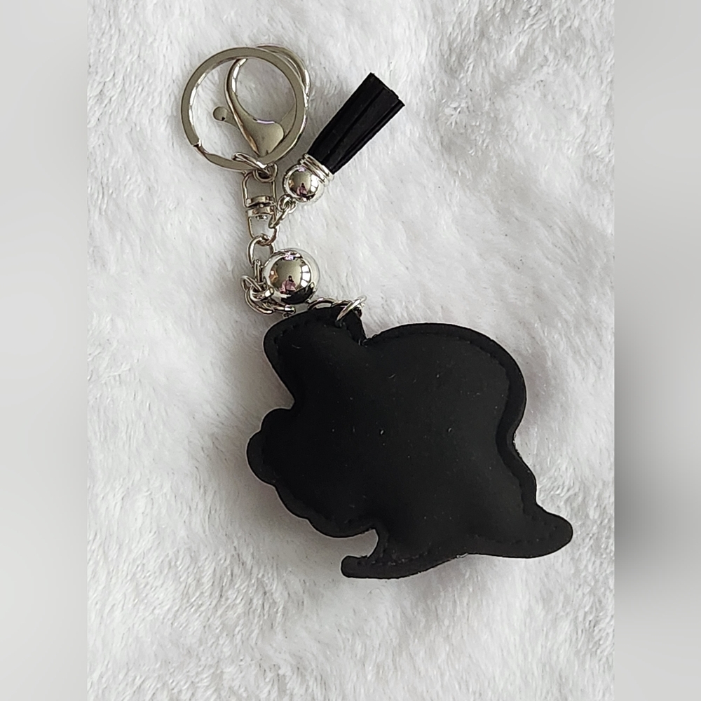 Buc-ee Sparkling Red and Brown Beever Keychain Bag Charm - Picture 3 of 6